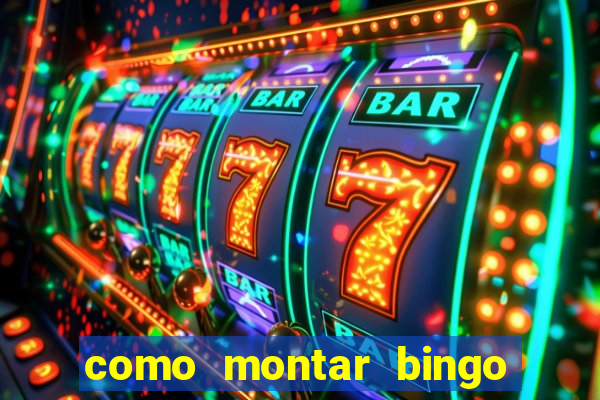 como montar bingo brinquedos toia